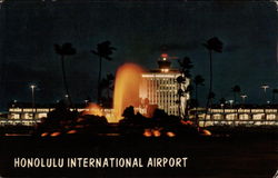 Honolulu International Airport Hawaii Postcard Postcard