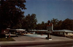 Starke Motor Court Postcard