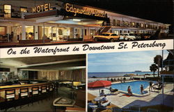 Edgewater Beach Motel Apts St. Petersburg, FL Postcard Postcard