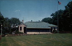 Harford A. Capron Zoo Building Postcard