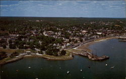 Aerial View of Plymouth Postcard