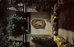 Nativity Della Robbia Plaque, Cluett Memorial Gardens, Bethesda-By-The-Sea Postcard