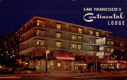 Continental Lodge San Francisco, CA Postcard Postcard