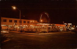 Amusement Park area Postcard