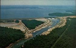 Toledo Dam and Reservoir Texas Tommy Speights Postcard Postcard