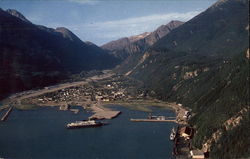 Aerial View of Skagway Postcard