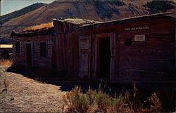 Montana's First Jail Bannack, MT Postcard Postcard