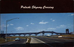 The Pulaski Skyway Crossing New York City, NY Postcard Postcard