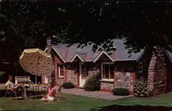 The Stone Cottage at Cordial Cottages Mount Pocono, PA Postcard Postcard