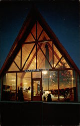 Heisler's Waffle Shop, Dairy Bar and Golfland Postcard