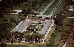 Aerial View of The John and Mable Ringling Museum of Art Sarasota, FL Postcard Postcard