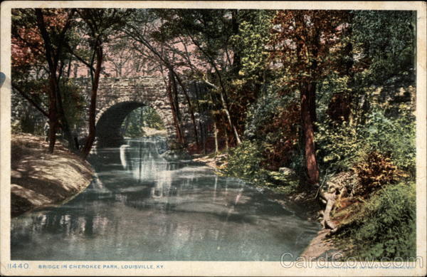 Bridge in Cherokee Park Louisville Kentucky