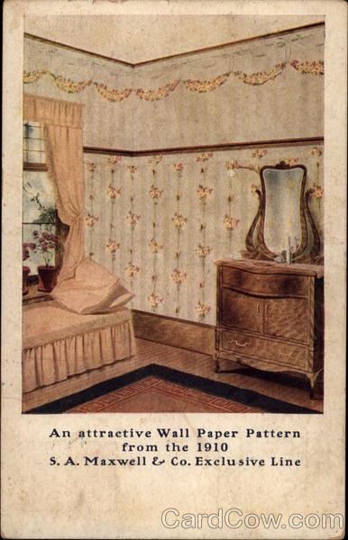 An Attractive Wall Paper Pattern Advertising