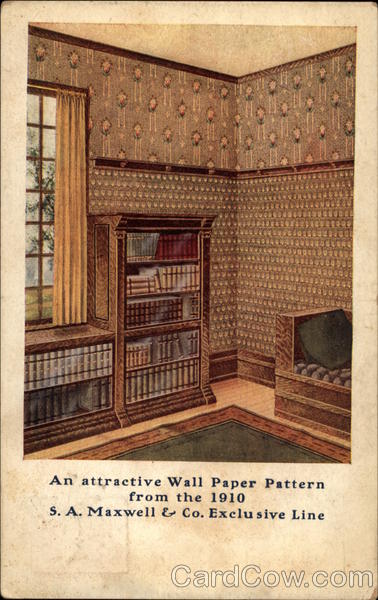 An Attractive Wall Paper Pattern Advertising