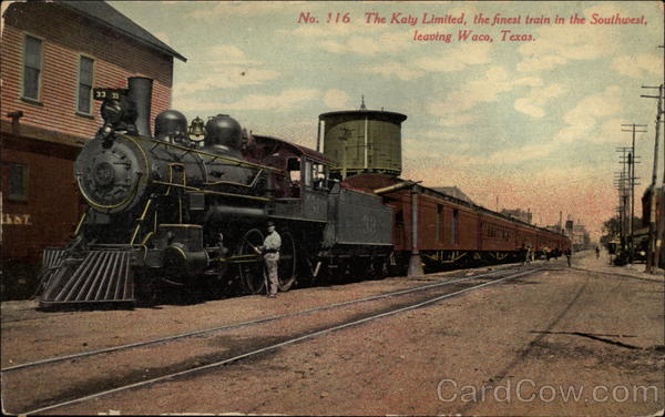 The Katy Limited, the finest train in the Southwest Waco Texas