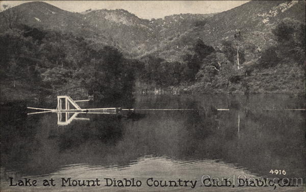 Lake at Mount Diablo Country Club California