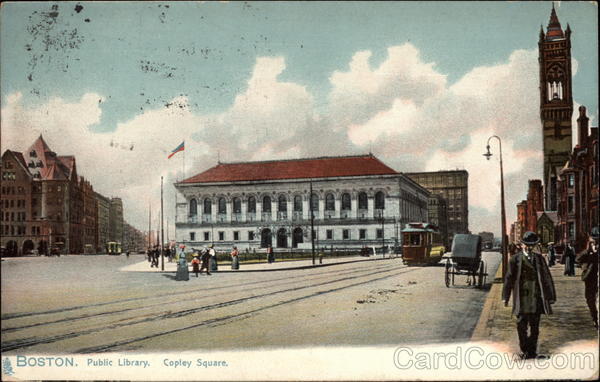 Boston Public Library, Copley Square Massachusetts