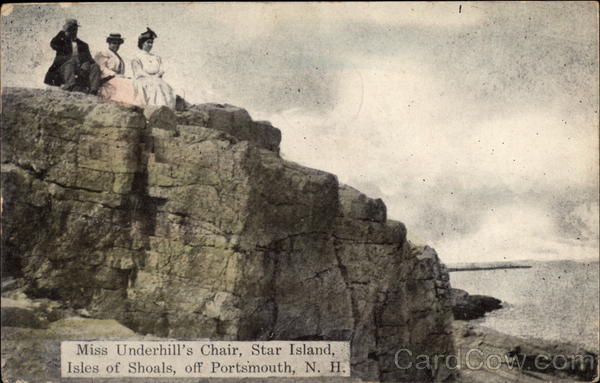 Miss Underhill's Chair, Star Island, Isles of Shoals Portsmouth New Hampshire