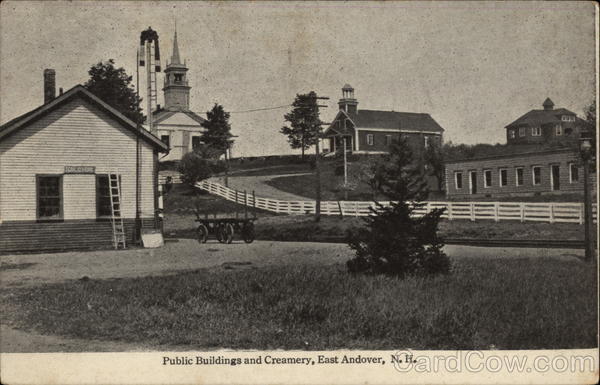 Public Buildings and Creamery East Andover New Hampshire