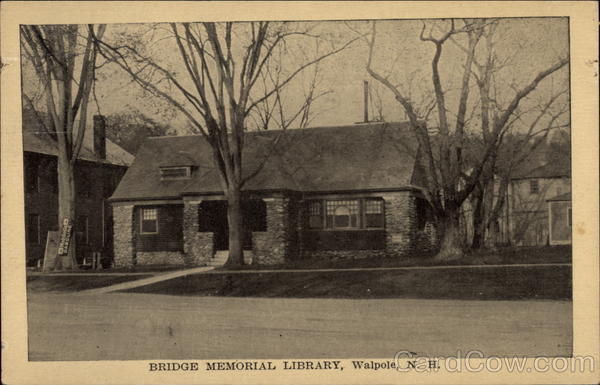 Bridge Memorial Library Walpole New Hampshire