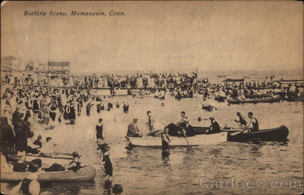 Bathing Scene Momauguin Connecticut