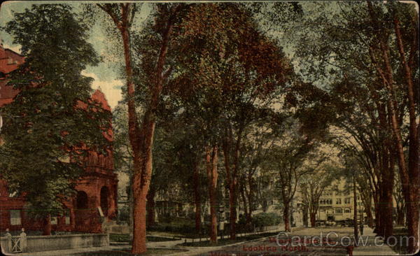 West Main Street Looking North Waterbury Connecticut