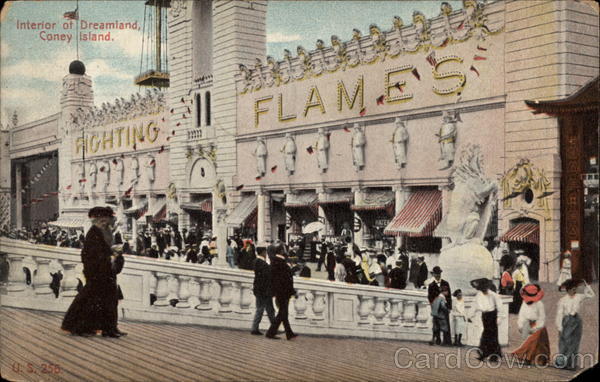 Interior of Dreamland Coney Island New York