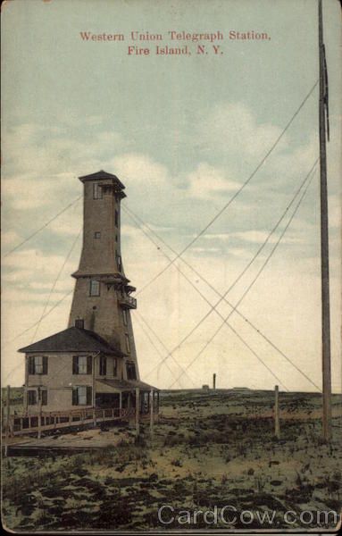 Western Union Telegraph Station Fire Island New York