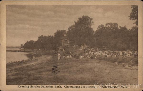 Evening Service Palestine Park, Chautauqua Institution New York