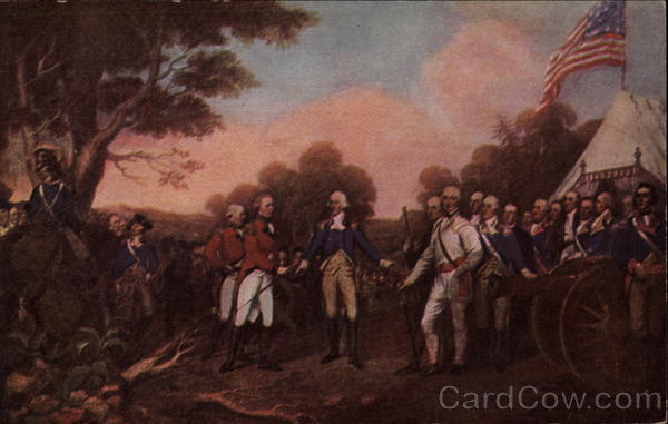 Surrender of Burgoyne John Trumbull Art