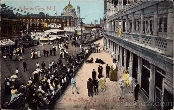 A Free Show in Front of the Million Dollar Pier Atlantic City New Jersey