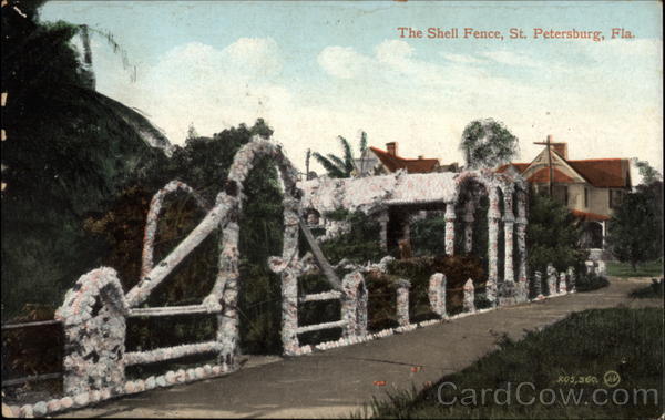 The Shell Fence St. Petersburg Florida