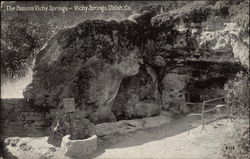 The Famous V ichy Springs Ukiah, CA Postcard Postcard