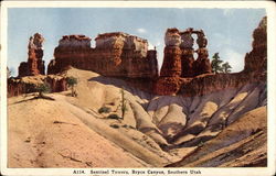 Sentinal Towers Bryce Canyon, UT Postcard Postcard