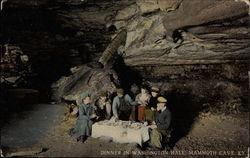 Dinner in Washington Hall Mammoth Cave, KY Mammoth Cave National Park Postcard Postcard
