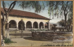 San Fernando Mission Postcard