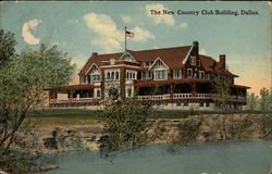 The New Country Club Building Dallas, TX Postcard Postcard