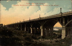 Dallas-Oak Cliff Viaduct Postcard