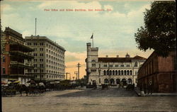 Post Office and Gibbs Building Postcard