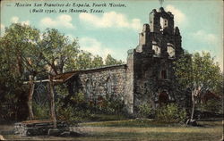 Mission San Francisco de Espada, Fourth Mission, built 1730 Postcard