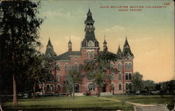 Main Building, Baylor University Waco, TX Postcard Postcard