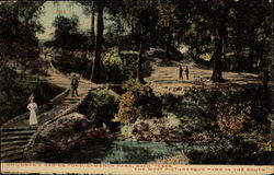 Children's Wading Pond, Cameron Park Waco, TX Postcard Postcard