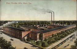 Waco Woollen Mills Texas Postcard Postcard