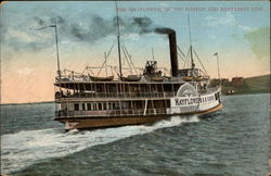 The Mayflower, of the Boston and Nantasket Line Steamers Postcard Postcard