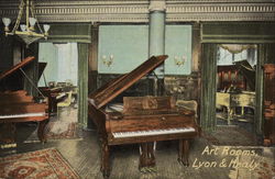 Art Rooms, Lyon & Healy Chicago, IL Postcard Postcard