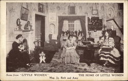 Scene from "Little Women" Postcard