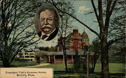 President Taft's Summer Home Beverly, MA Postcard Postcard