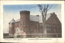 Gymnasium at NH College Postcard