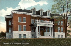 Laconia Hospital New Hampshire Postcard Postcard