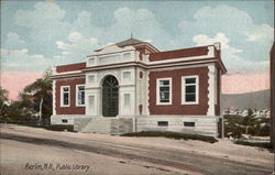 Public Library Berlin, NH Postcard Postcard